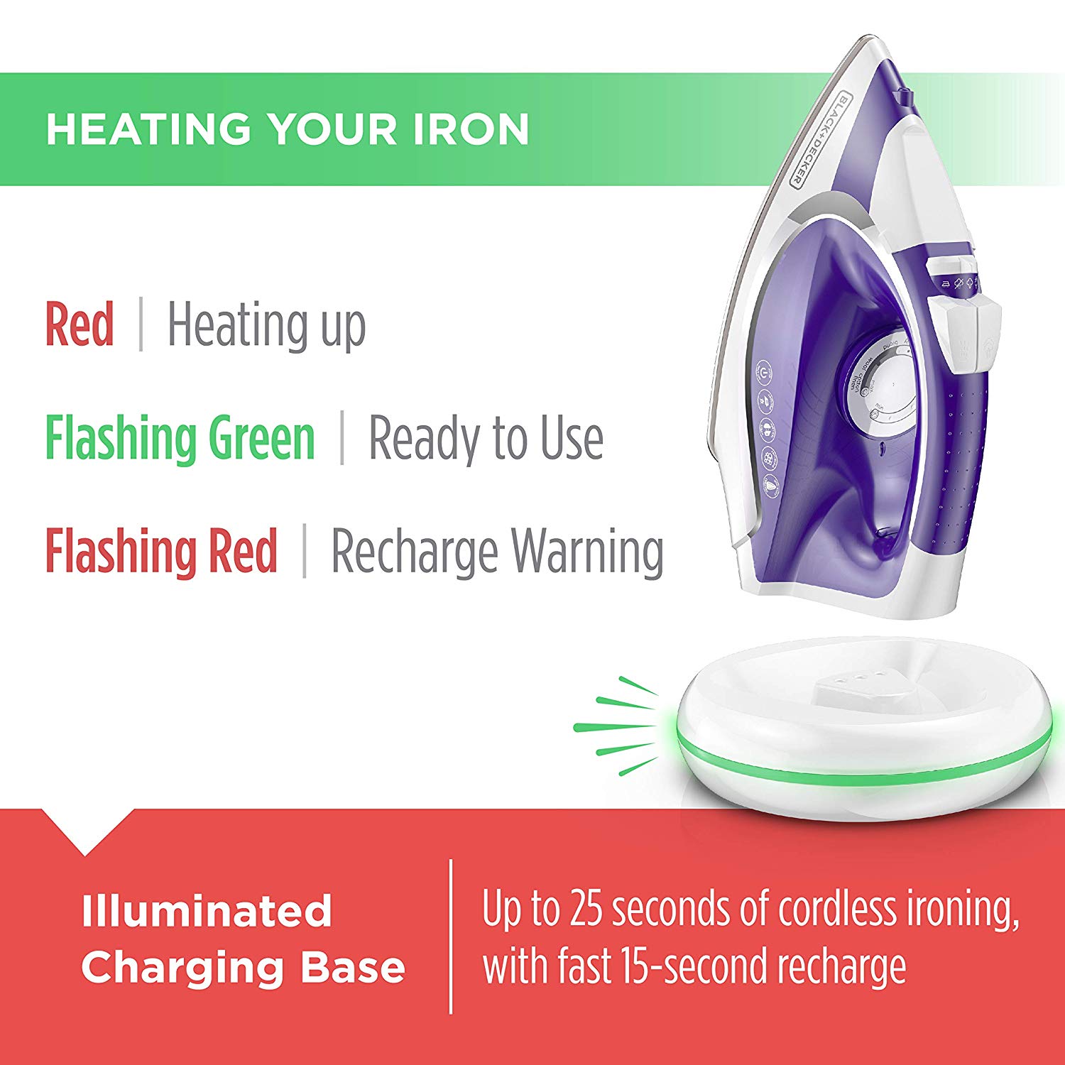 Best Cordless Iron with Rechargeable Base 2024