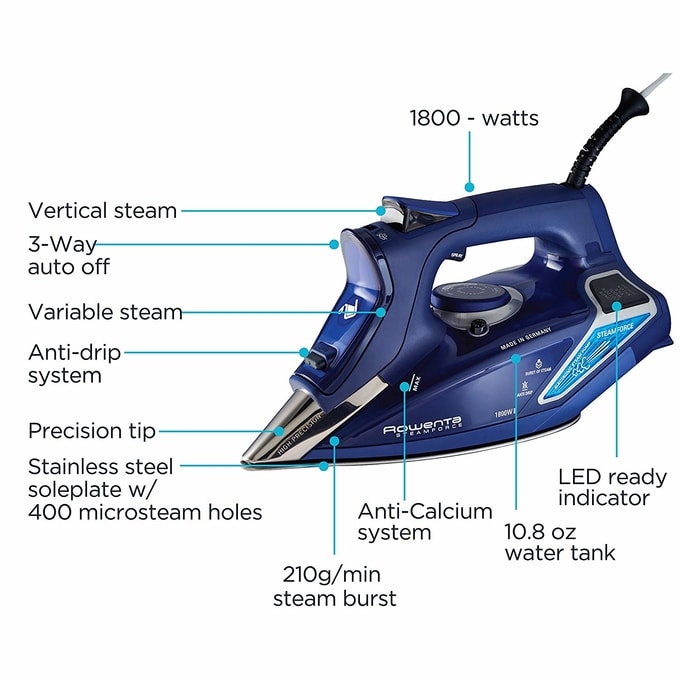 Rowenta DW9280 Digital Display Steam Iron