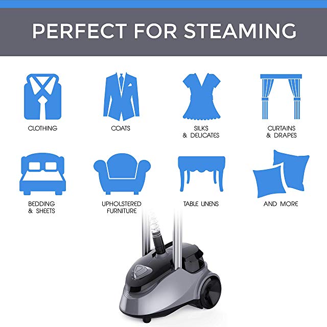 PurSteam Full Size Garment Fabric Steamer Uses