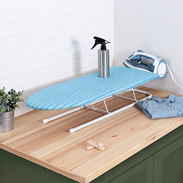 Honey-Can-Do Tabletop Ironing Board with Iron Rest