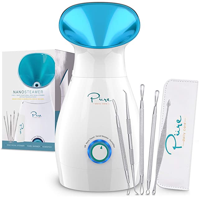 NanoSteamer is a facial steamer with 3 different settings