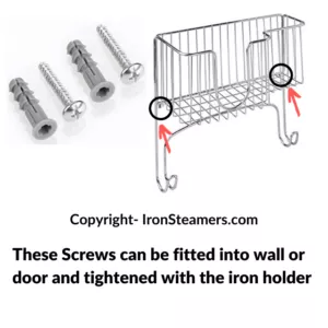 mDesign Metal Wall Mount Ironing Board installation guide