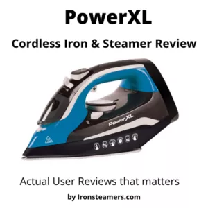 Power XL Cordless Iron and Steamer Review