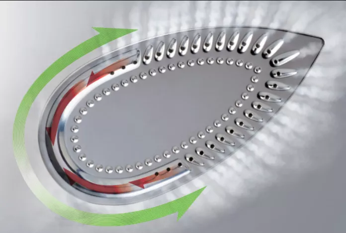 Panasonic NI-E660SR Retractable Cord Iron curved soleplate design